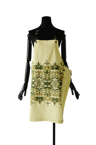 HendrikWillem Apron with Leather Straps - Mint
