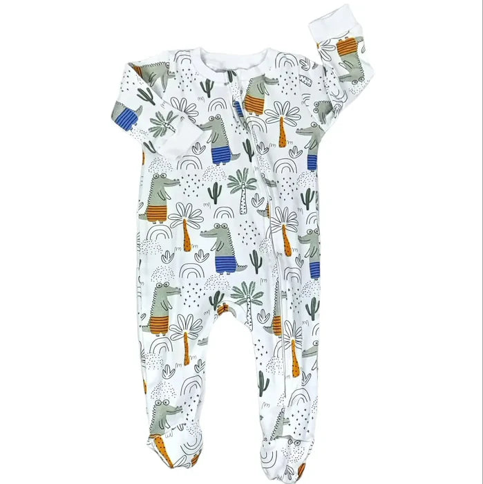 Footy Romper - Walking Croc
