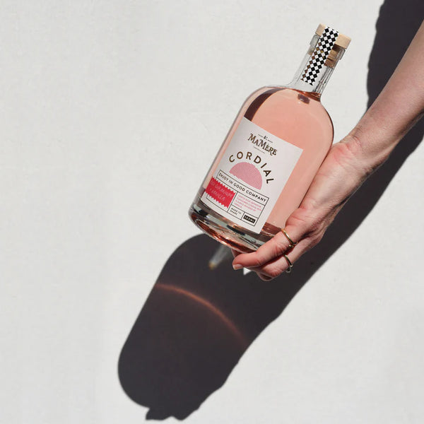 MaMere Rose Geranium & Vanilla Cordial 500ml
