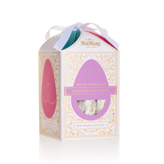 Mamere White Chocolate, Speckled Egg Nougat Giftbox