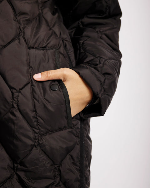 Quilted Puffer in Black