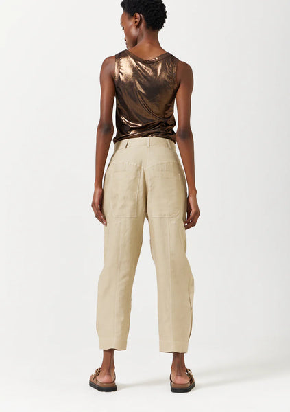 Arco Linen Pants (in Khaki or Grey)