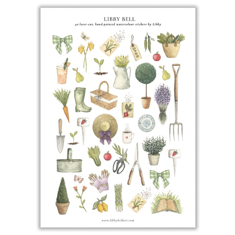 Kitchen Garden Sticker Sheet