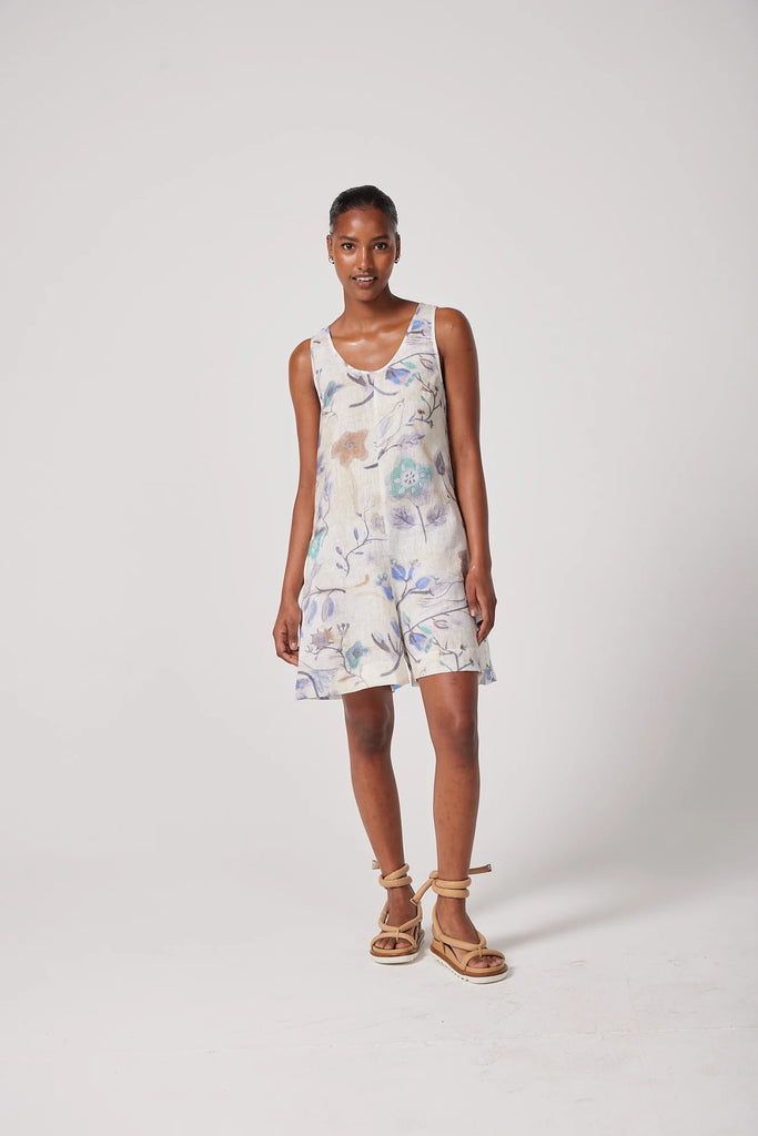 Farrow Playsuit in Pastel Birds