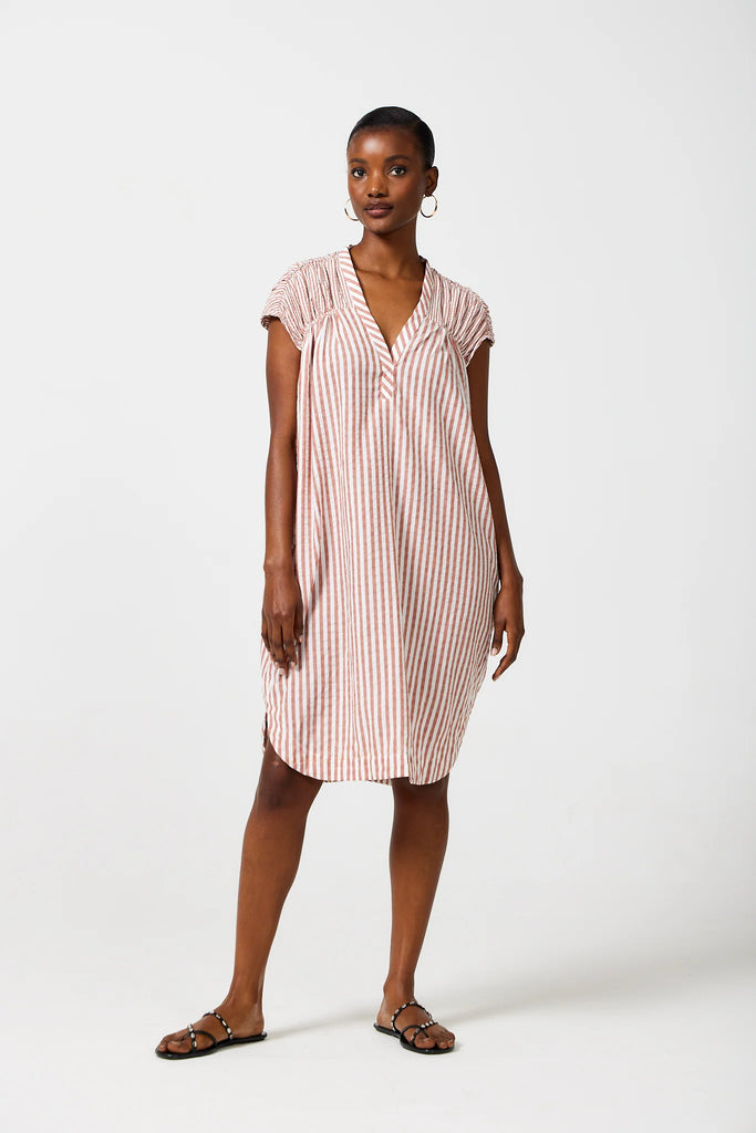 Salida Ruched Coverup - Rosewood
