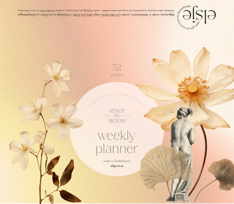 Weekly Planner - Venus In Bloom A4