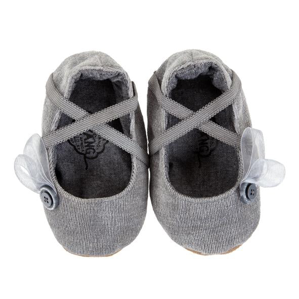 Myang Pumps / Girls - Grey Velvet Ballet