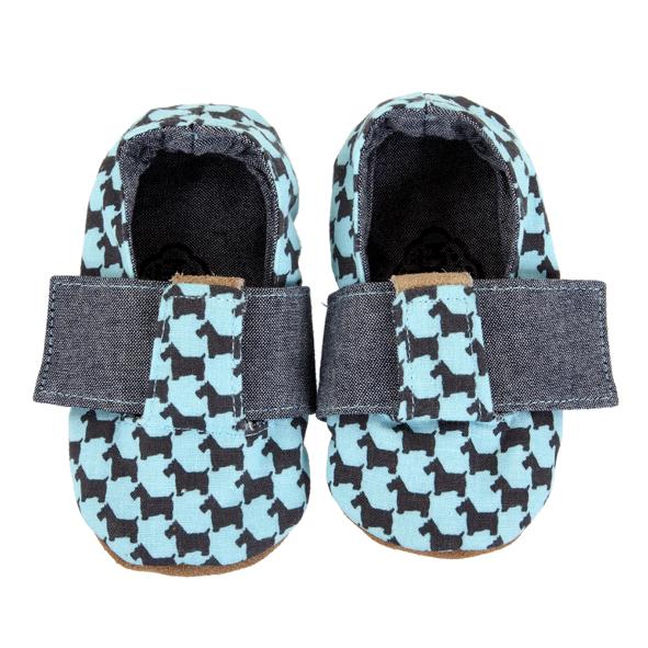 Myang T-Bar / Boys - Teal and Navy Scottie