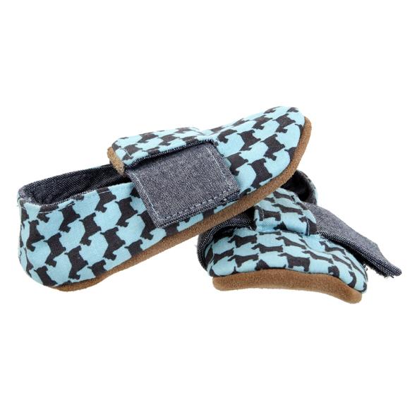 Myang T-Bar / Boys - Teal and Navy Scottie