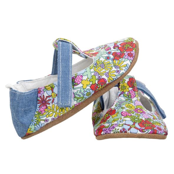 Myang T-Bar / Girl - Bright Floral and Denim