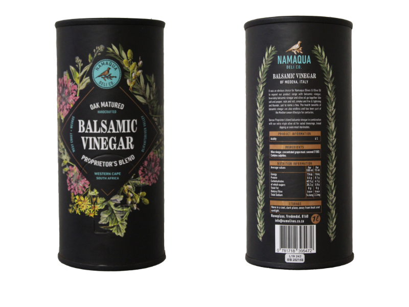 Namaqua Balsamic 1l in a tube