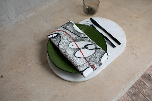 Wanderland Renee Rossouw Elephant Eye Napkins