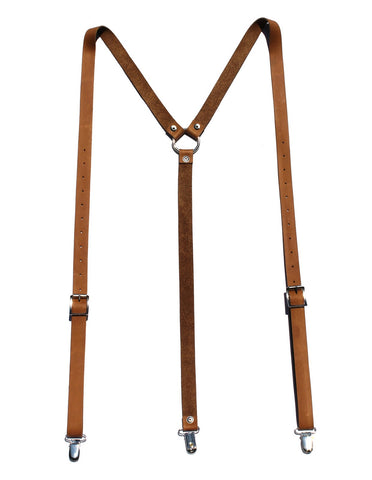 Major John Genuine Leather Suspenders