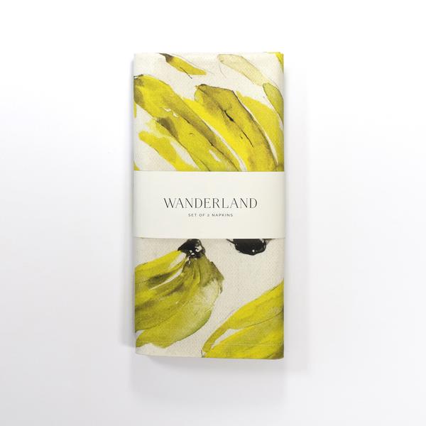 Wanderland Victoria Verbaan Banana Tea Towel