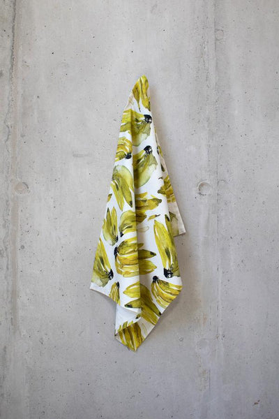 Wanderland Victoria Verbaan Banana Tea Towel