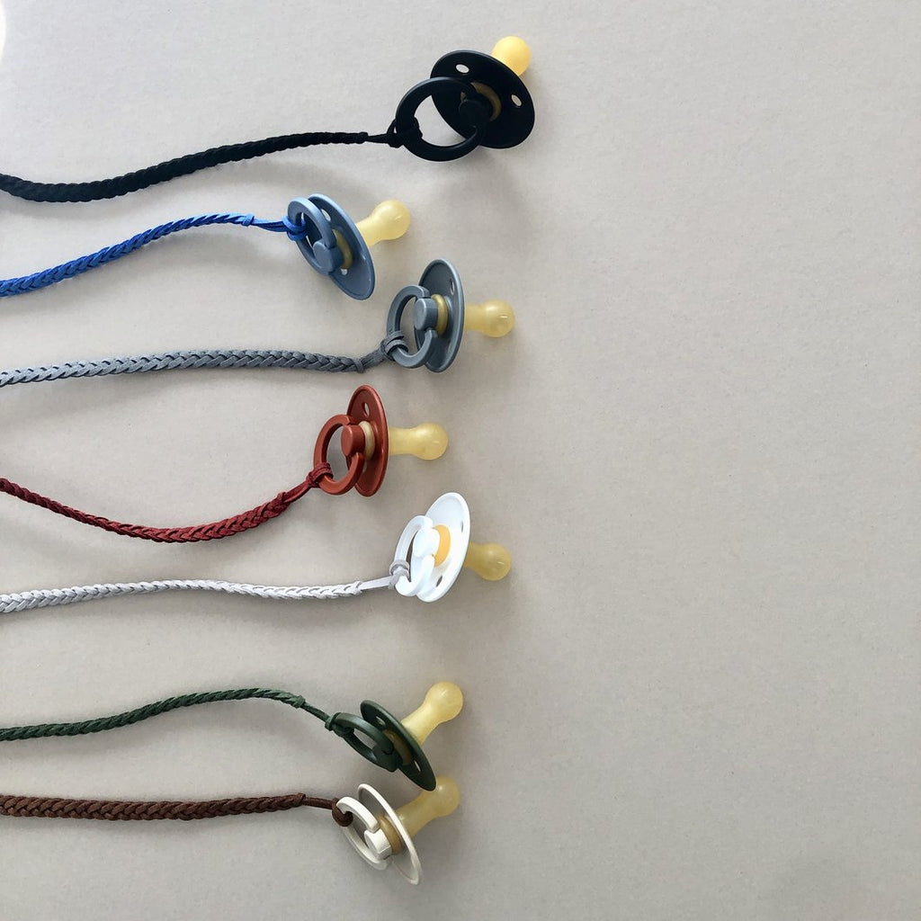 Gnash Braided Paci Clips (various colours)