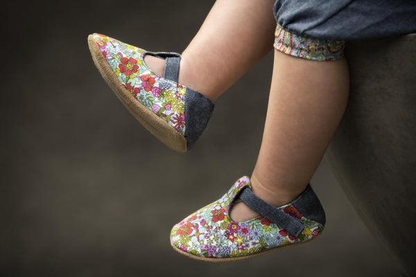 Myang T-Bar / Girl - Bright Floral and Denim