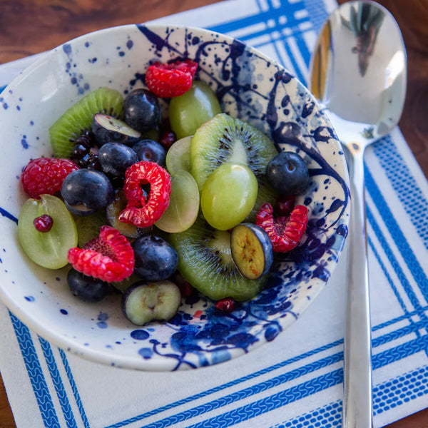 Tavola Biodegradable napkins - Blue Stitching