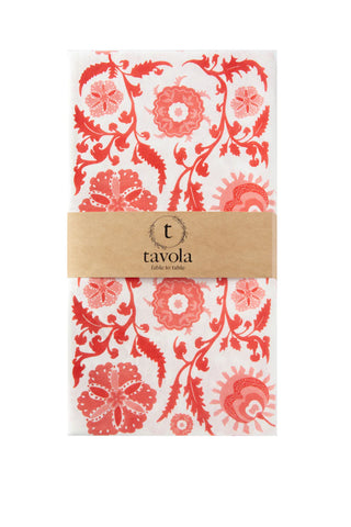 Tavola Biodegradable Runner - Red Suzanie