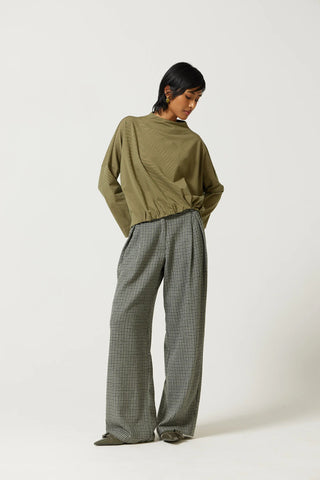 Celino Check Trouser in Monsoon Check