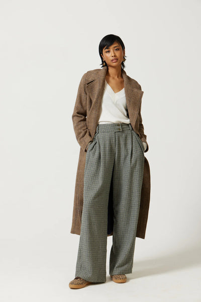 Celino Check Trouser in Monsoon Check