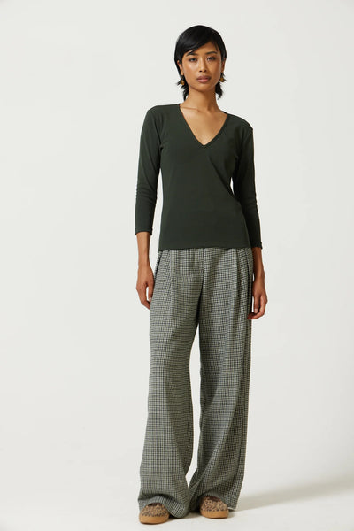 Celino Check Trouser in Monsoon Check