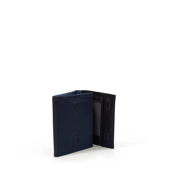 Ozzie leather card wallet - Black