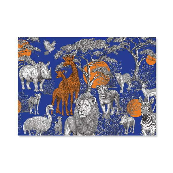 Paper Placemats - Sunset Safari