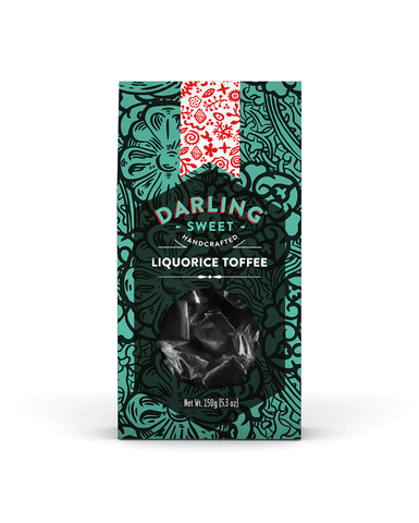 Darling Sweets Liquorice Toffee 150g