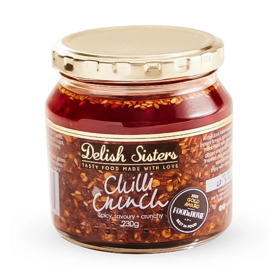 Delish Sisters Chilli Crunch, 230g