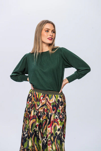 SALE Marbella Tiered Skirt - Abstract (IN 32 & 40)
