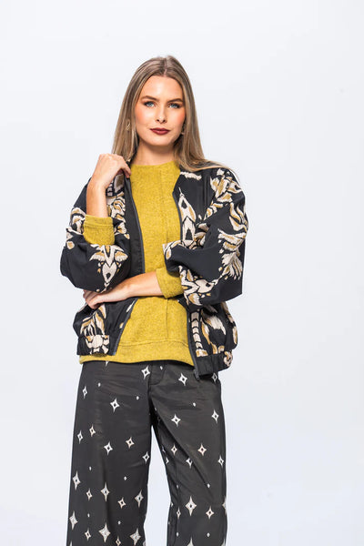Josephine Bomber Jacket - Grey
