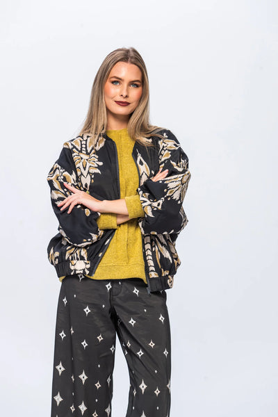 Josephine Bomber Jacket - Grey