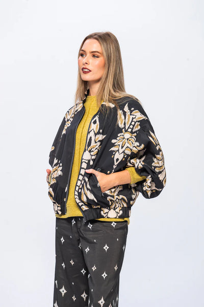 Josephine Bomber Jacket - Grey
