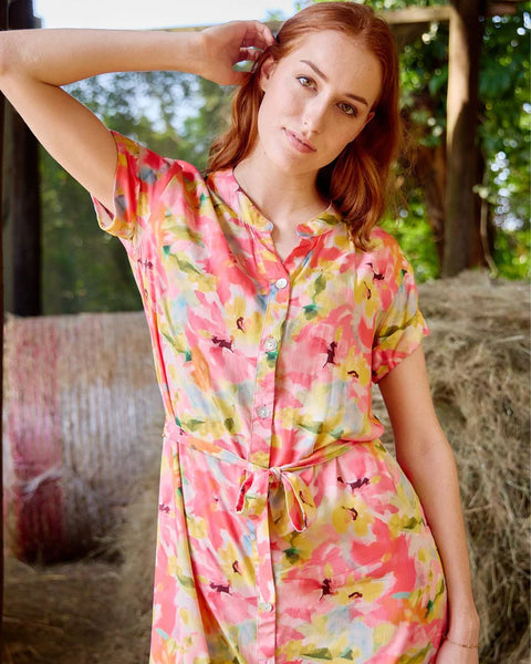 Iris - Joyland: Classic Button Up Maxi Shirt Dress (ONLY IN SMALL & MEDIUM)