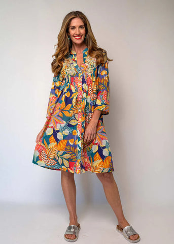 Tropea Dress - Mare Blue