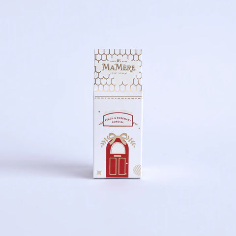 Mamere Mini Festive house Red & Gold - Mini Peach Cordial