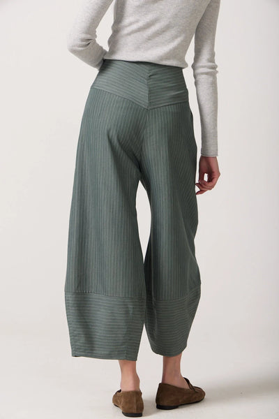 Sloane Barrel Leg Pants - Eucalyptus