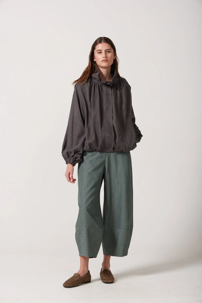 Sloane Barrel Leg Pants - Eucalyptus