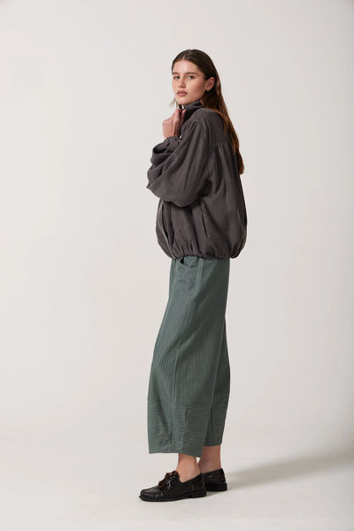 Sloane Barrel Leg Pants - Eucalyptus