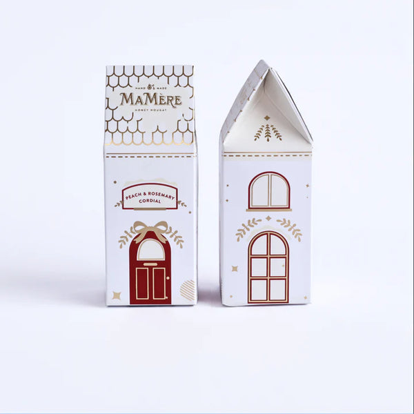 Mamere Mini Festive house Red & Gold - Mini Peach Cordial