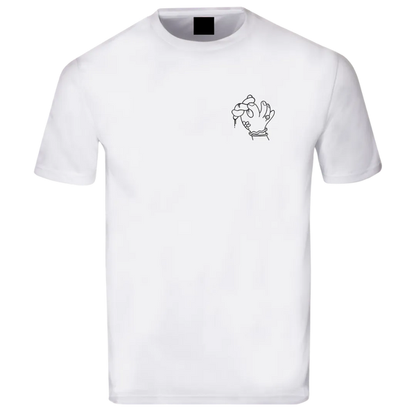TLM Tee "Grab Life by The Koeksusters" - White with Black Print