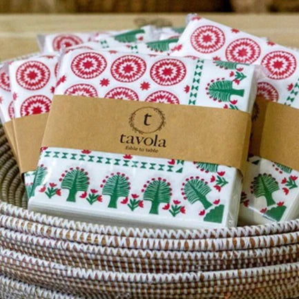 Tavola Biodegradable napkins - Christmas