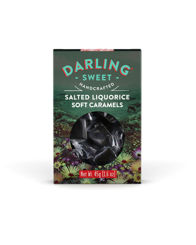 Darling Sweets Liquorice Soft Caramels 45g