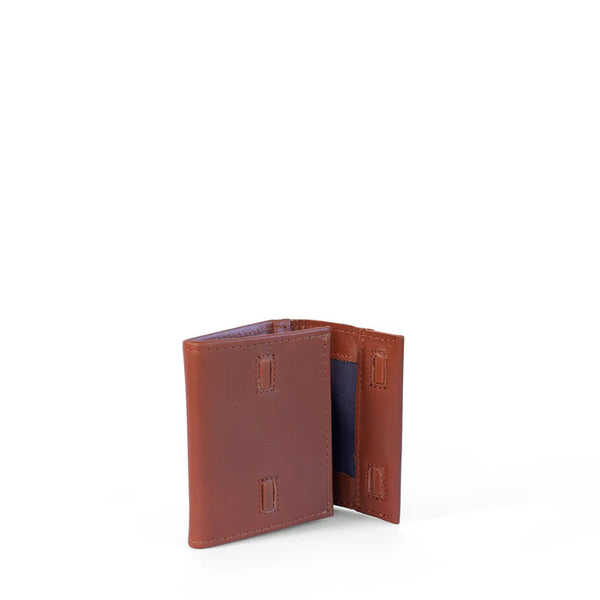 Billie Leather Small Trifold Wallet - Cider Tan