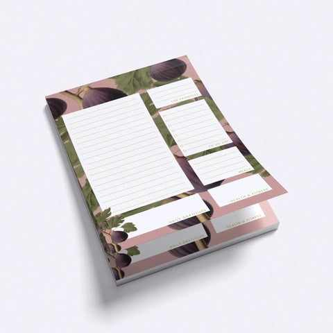 Fig & Foliage A5 Daily Planner Pad