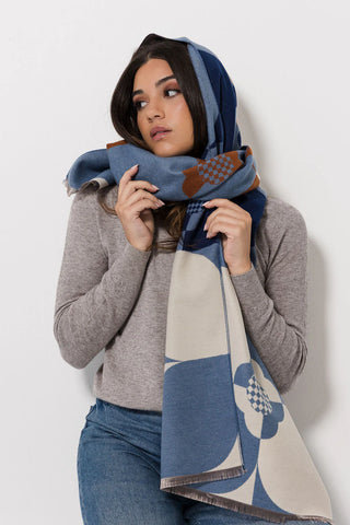 Revive Wrap | Denim/Brown