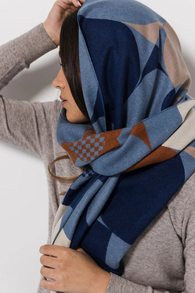 Revive Wrap | Denim/Brown