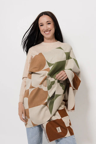 Revive Wrap | Brown/Olive