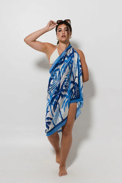 Luxe Silky wrap | Paradiso Blue